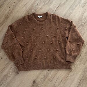Madewell Brown Crew Neck Sweater